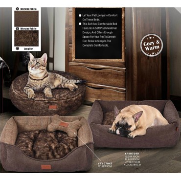 Luxury Soft Comfortable Pet Lounge - Faux Fur