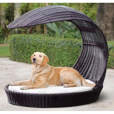 Outdoor Patio Dog Furniture With Canopy