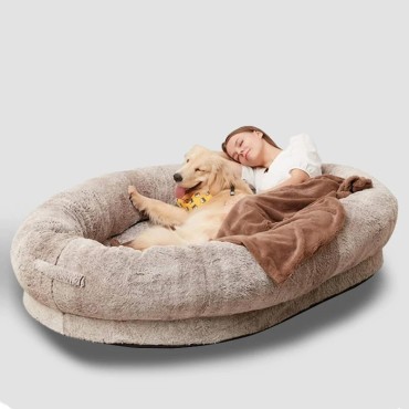 Giant human size dog bed